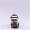 Oh My Sandals Platform Block Heel Link - Chocolate